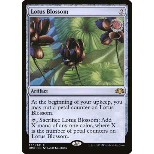Dominaria Remastered - 230 - Lotus Blossom - Rare - C - Foil