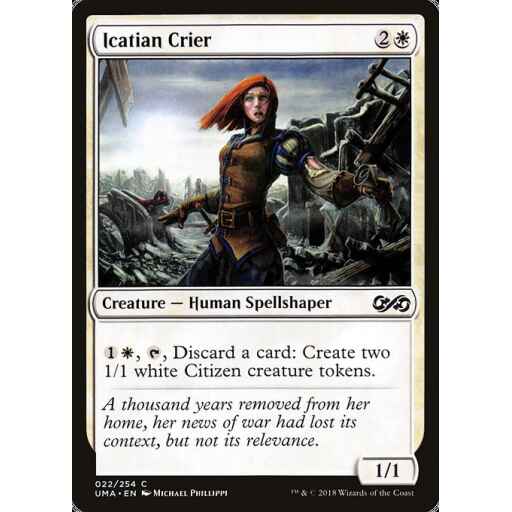 Ultimate Masters - 22 - Icatian Crier - Common - W - Non-foil