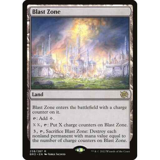The Brothers' War - 258 - Blast Zone - Rare - C - Non-foil