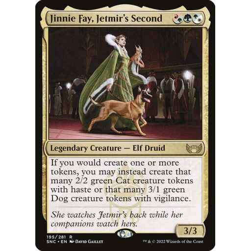 Streets of New Capenna - 195 - Jinnie Fay, Jetmir's Second - Rare - Multi - Non-foil