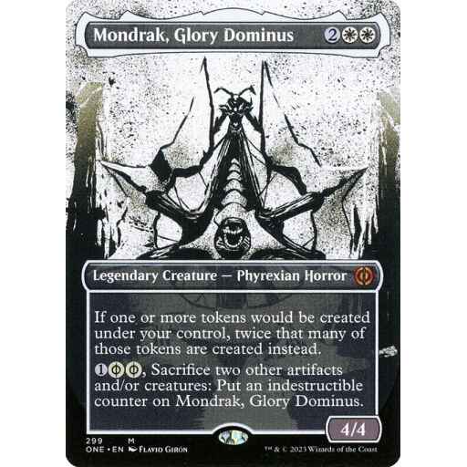 Phyrexia: All Will Be One - 299 - Mondrak, Glory Dominus - Mythic - W - Non-foil