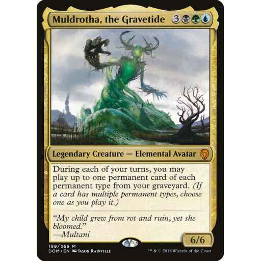 Dominaria - 199 - Muldrotha, the Gravetide - Mythic - Multi - Non-foil