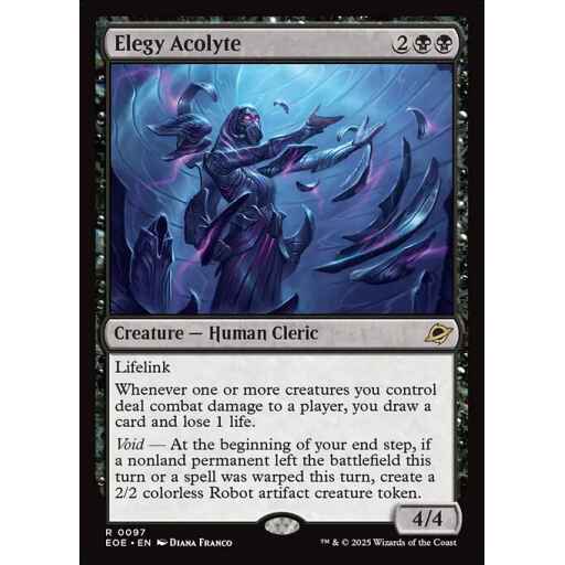 Edge of Eternities - 97 - Elegy Acolyte - Rare - B - Non-foil