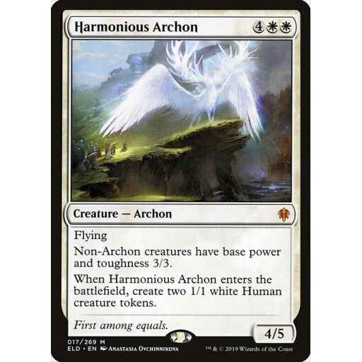 Throne of Eldraine - 17 - Harmonious Archon - Mythic - W - Non-foil