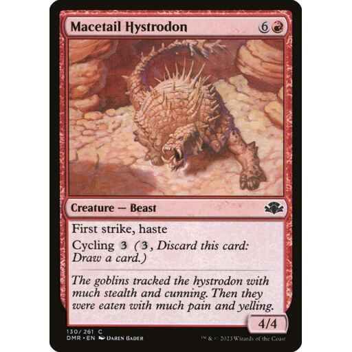 Dominaria Remastered - 130 - Macetail Hystrodon - Common - R - Non-foil