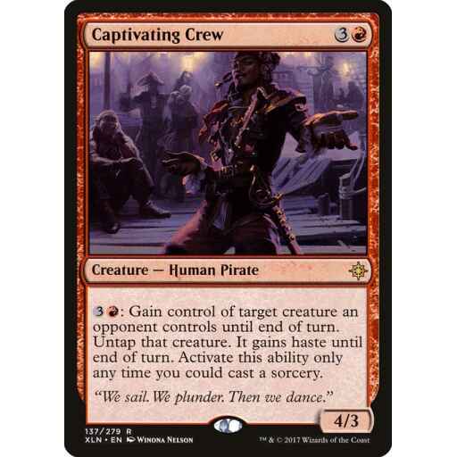 Ixalan - 137 - Captivating Crew - Rare - R - Non-foil