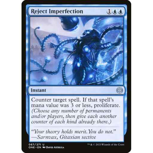 Phyrexia: All Will Be One - 67 - Reject Imperfection - Uncommon - U - Foil