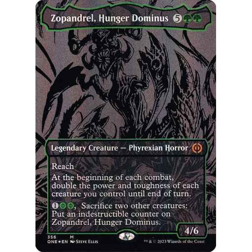 Phyrexia: All Will Be One - 356 - Zopandrel, Hunger Dominus - Mythic - G - Foil