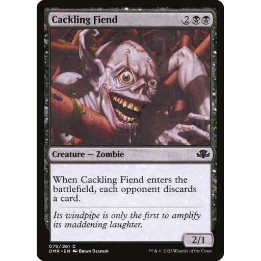 Dominaria Remastered - 76 - Cackling Fiend - Common - B - Non-foil