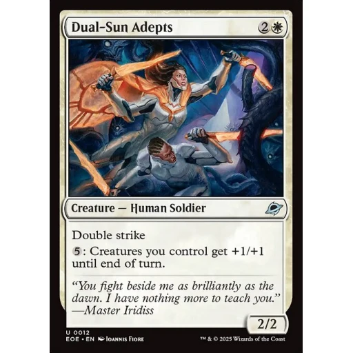 Edge of Eternities - 12 - Dual-Sun Adepts - Uncommon - W - Non-foil