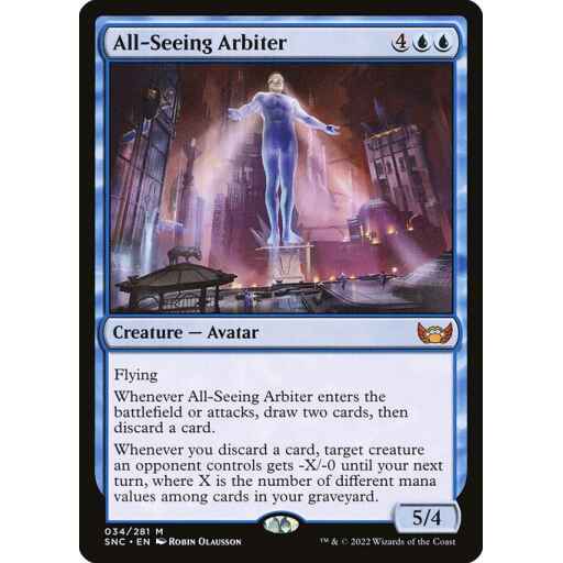 Streets of New Capenna - 34 - All-Seeing Arbiter - Mythic - U - Non-foil