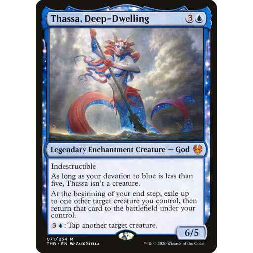 Theros Beyond Death - 71 - Thassa, Deep-Dwelling - Mythic - U - Non-foil