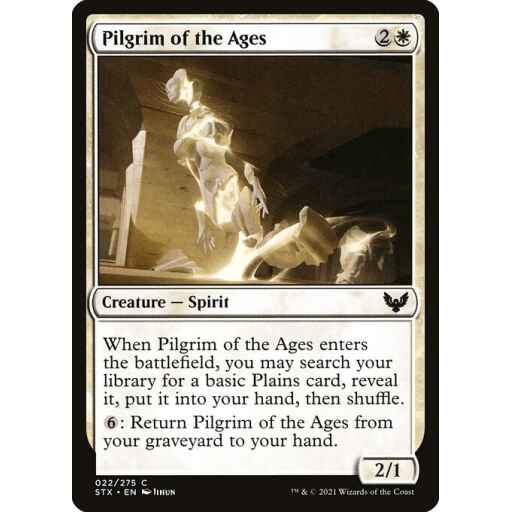 Strixhaven: School of Mages - 22 - Pilgrim of the Ages - Common - W - Non-foil