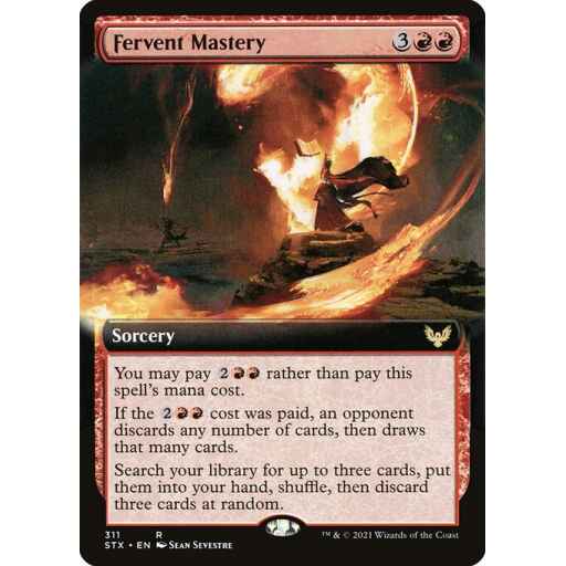 Strixhaven: School of Mages - 311 - Fervent Mastery - Rare - R - Non-foil