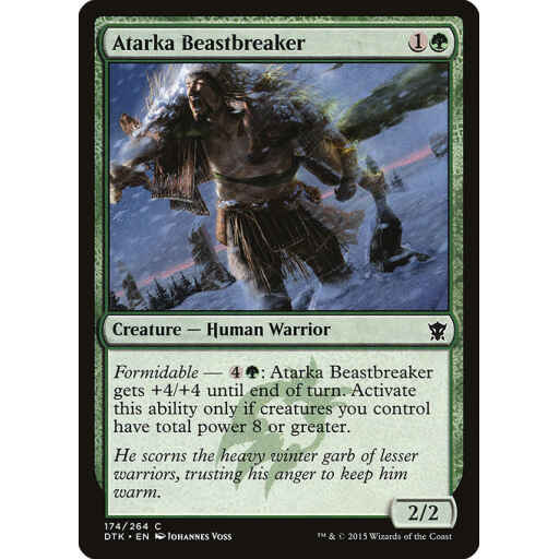 Dragons of Tarkir - 174 - Atarka Beastbreaker - Common - G - Non-foil