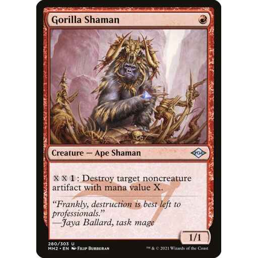 Modern Horizons 2 - 280 - Gorilla Shaman - Uncommon - R - Non-foil