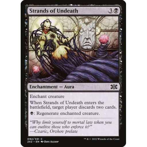 Double Masters 2022 - 92 - Strands of Undeath - Common - B - Foil