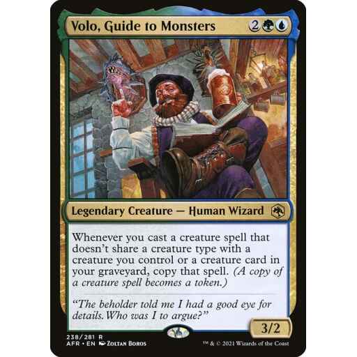Adventures in the Forgotten Realms - 238 - Volo, Guide to Monsters - Rare - UG - Foil