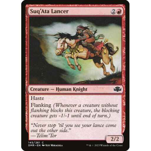 Dominaria Remastered - 145 - Suq'Ata Lancer - Common - R - Non-foil
