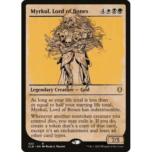 Commander Legends: Battle for Baldur's Gate - 433 - Myrkul, Lord of Bones - Rare - Multi - Non-foil