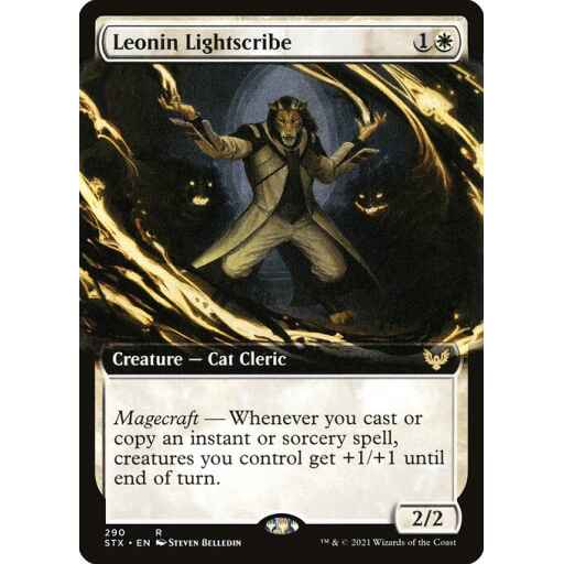 Strixhaven: School of Mages - 290 - Leonin Lightscribe - Rare - W - Non-foil