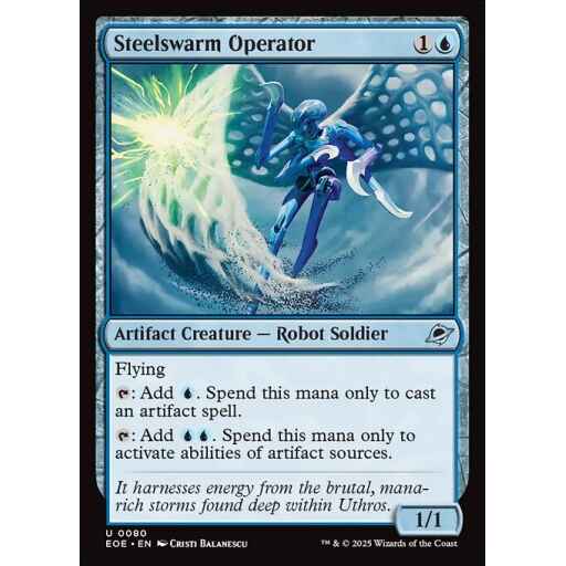 Edge of Eternities - 80 - Steelswarm Operator - Uncommon - U - Non-foil