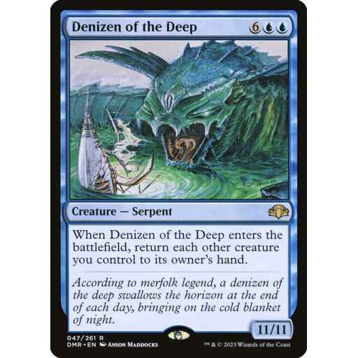Dominaria Remastered - 47 - Denizen of the Deep - Rare - U - Non-foil