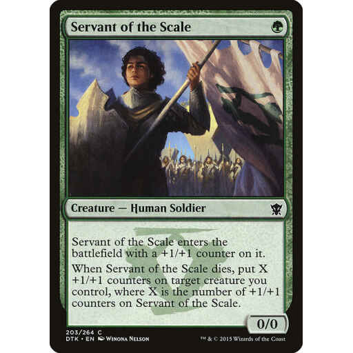 Dragons of Tarkir - 203 - Servant of the Scale - Common - G - Non-foil