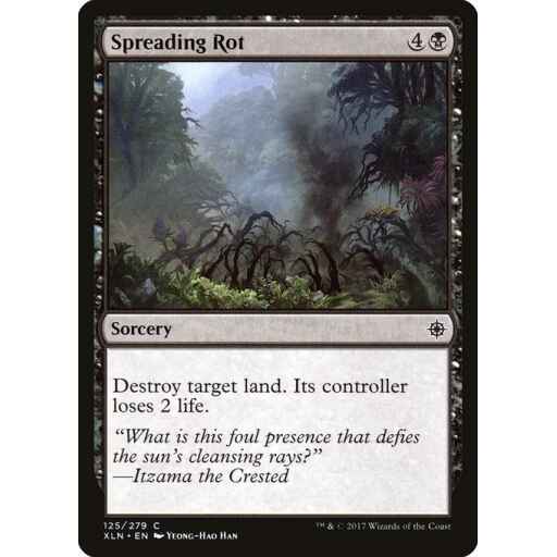Ixalan - 125 - Spreading Rot - Common - B - Non-foil