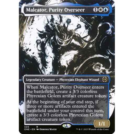 Phyrexia: All Will Be One - 320 - Malcator, Purity Overseer - Rare - WU - Non-foil