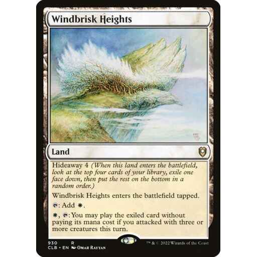 Commander Legends: Battle for Baldur's Gate - 930 - Windbrisk Heights - Rare - C - Non-foil