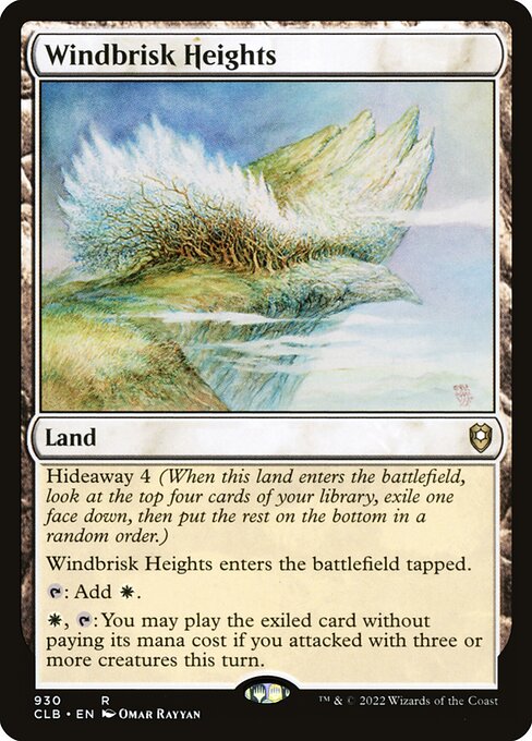 Commander Legends: Battle for Baldur's Gate - 930 - Windbrisk Heights - Rare - C - Non-foil
