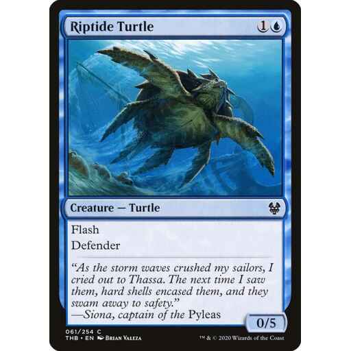 Theros Beyond Death - 61 - Riptide Turtle - Common - U - Non-foil