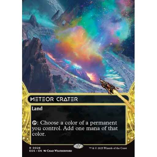 Edge of Eternities: Stellar Sights - 26 - Meteor Crater - Rare - C - Non-foil