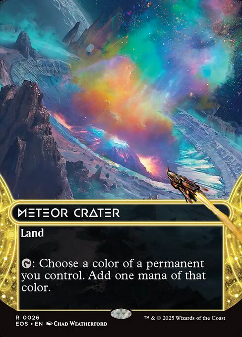 Edge of Eternities: Stellar Sights - 26 - Meteor Crater - Rare - C - Non-foil