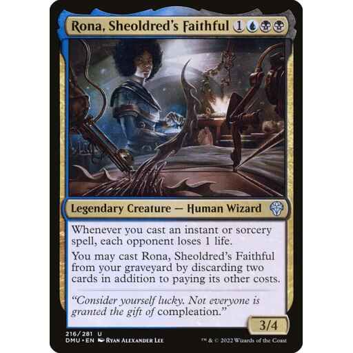 Dominaria United - 216 - Rona, Sheoldred's Faithful - Uncommon - UB - Non-foil