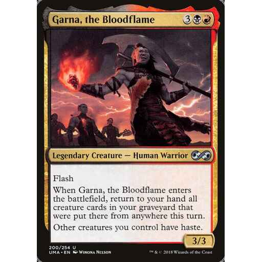 Ultimate Masters - 200 - Garna, the Bloodflame - Uncommon - BR - Non-foil