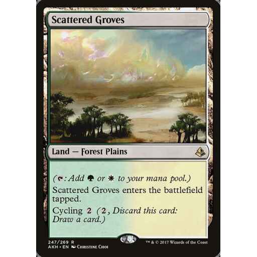 Amonkhet - 247 - Scattered Groves - Rare - C - Foil