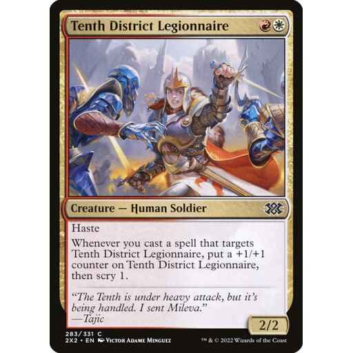 Double Masters 2022 - 283 - Tenth District Legionnaire - Common - WR - Non-foil