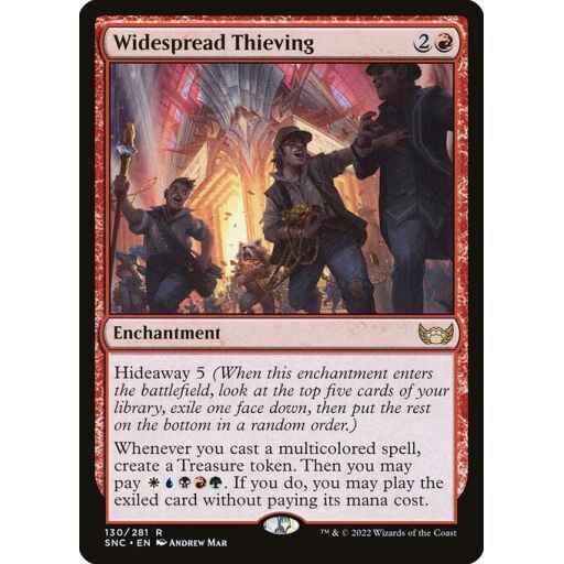 Streets of New Capenna - 130 - Widespread Thieving - Rare - R - Non-foil