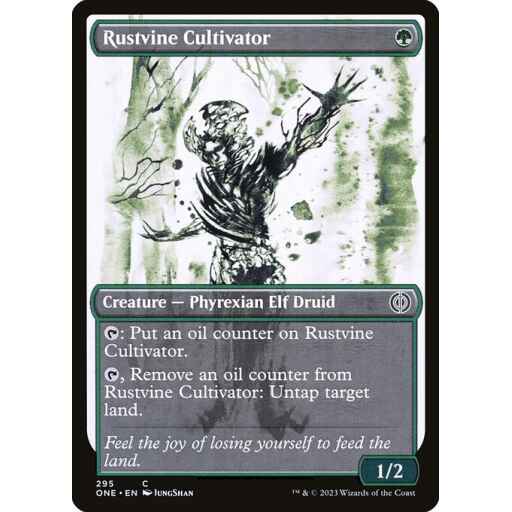 Phyrexia: All Will Be One - 295 - Rustvine Cultivator - Common - G - Foil