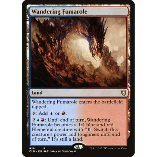 Commander Legends: Battle for Baldur's Gate - 928 - Wandering Fumarole - Rare - C - Non-foil