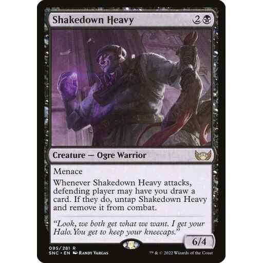 Streets of New Capenna - 95 - Shakedown Heavy - Rare - B - Non-foil
