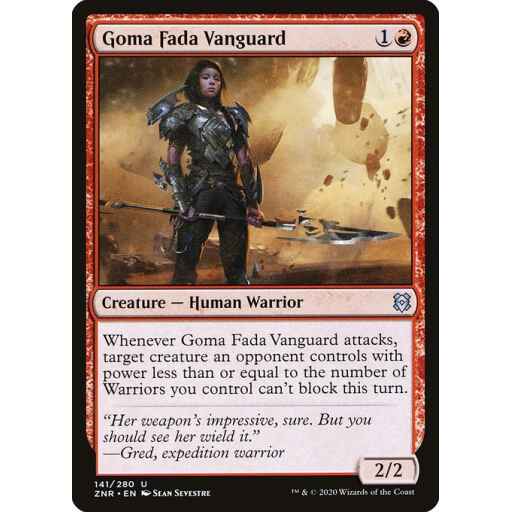 Zendikar Rising - 141 - Goma Fada Vanguard - Uncommon - R - Non-foil