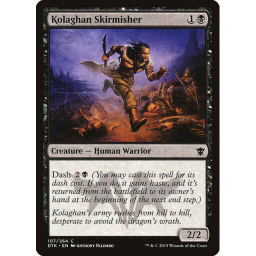 Dragons of Tarkir - 107 - Kolaghan Skirmisher - Common - B - Non-foil