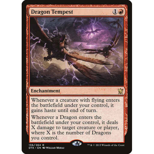 Dragons of Tarkir - 136 - Dragon Tempest - Rare - R - Non-foil