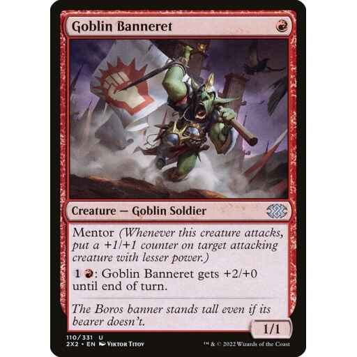 Double Masters 2022 - 110 - Goblin Banneret - Uncommon - R - Foil