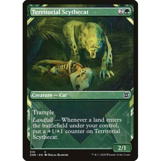 Zendikar Rising - 310 - Territorial Scythecat - Common - G - Non-foil