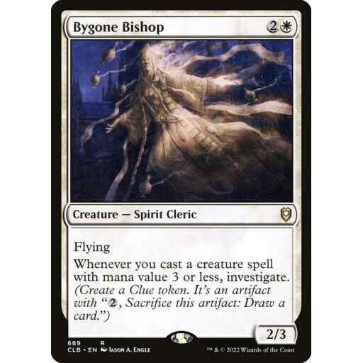 Commander Legends: Battle for Baldur's Gate - 689 - Bygone Bishop - Rare - W - Non-foil
