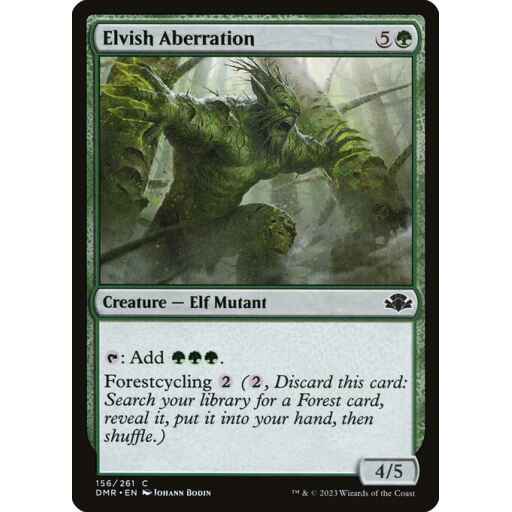 Dominaria Remastered - 156 - Elvish Aberration - Common - G - Non-foil